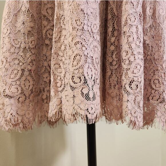 ADELYN RAE NWT Mauve Lace Sleeveless Dress, Size 12 - Picture 9 of 12